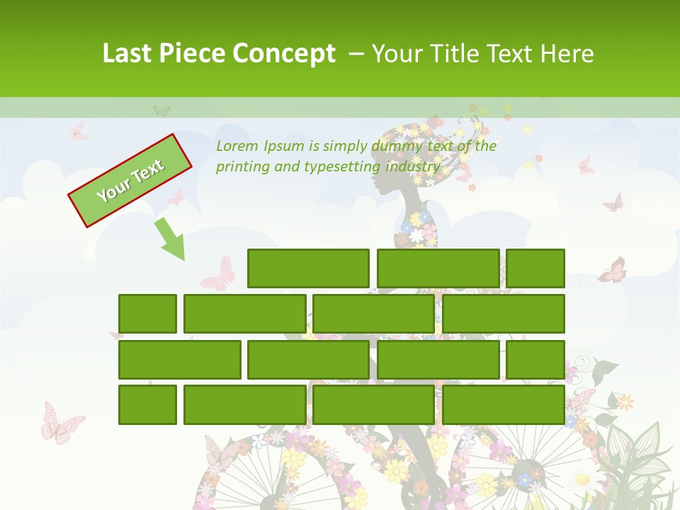 Person Action Isolated PowerPoint Template