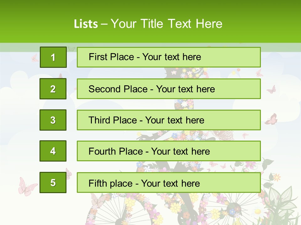 Person Action Isolated PowerPoint Template