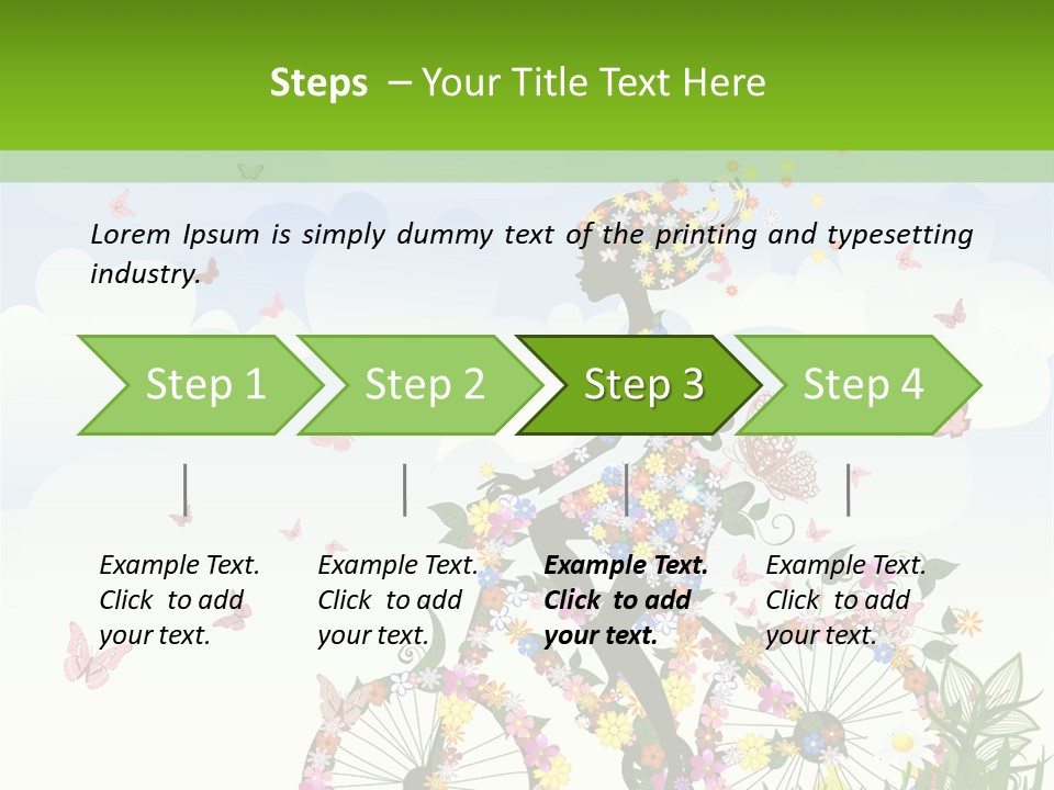 Person Action Isolated PowerPoint Template