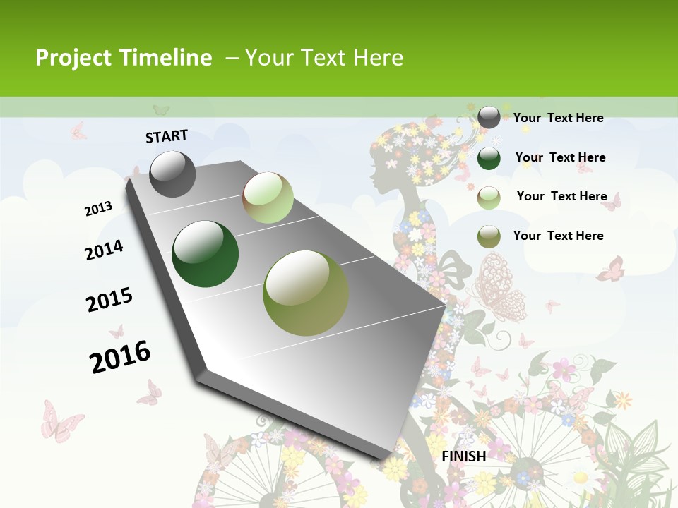 Person Action Isolated PowerPoint Template