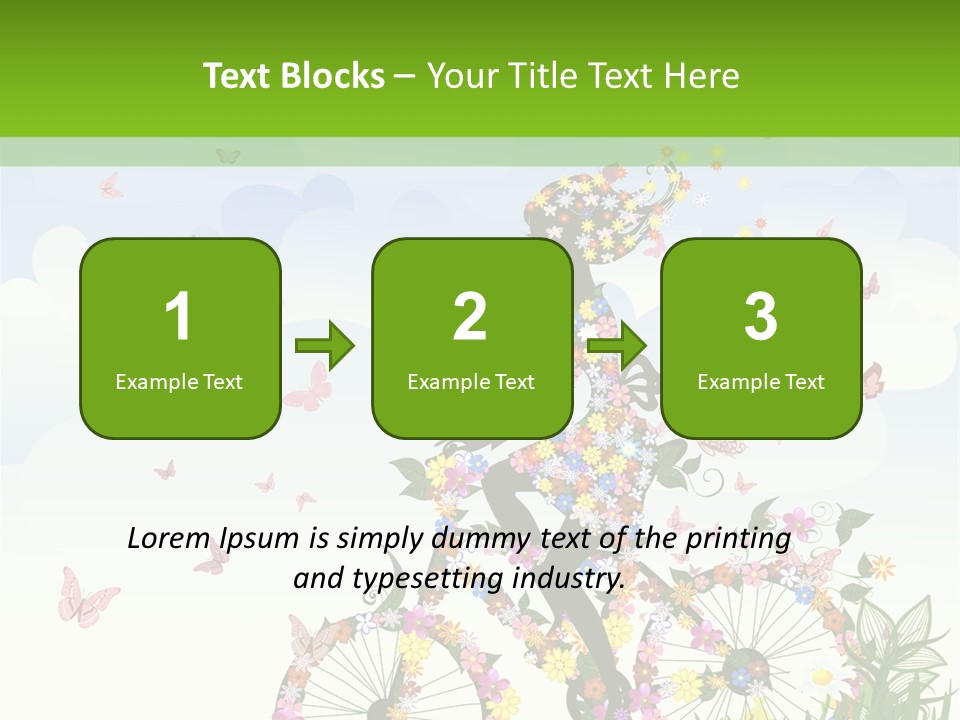 Person Action Isolated PowerPoint Template