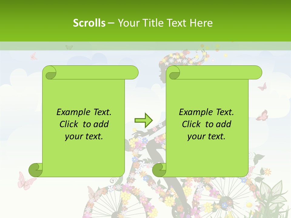 Person Action Isolated PowerPoint Template