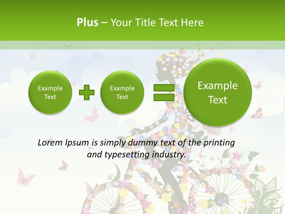 Person Action Isolated PowerPoint Template