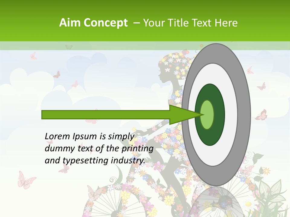 Person Action Isolated PowerPoint Template