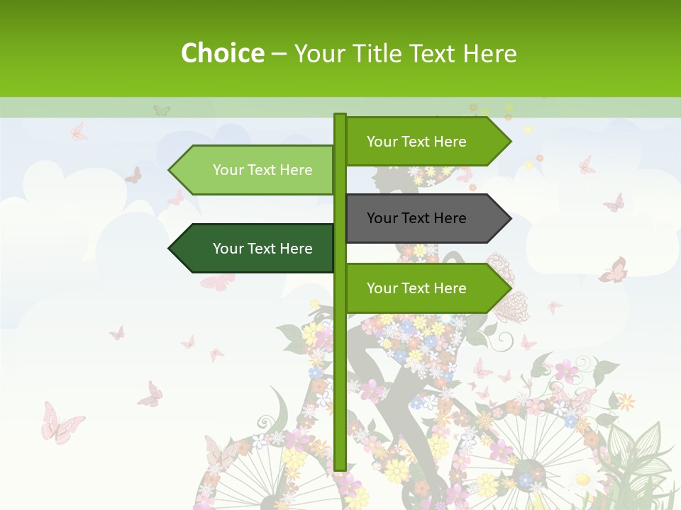 Person Action Isolated PowerPoint Template