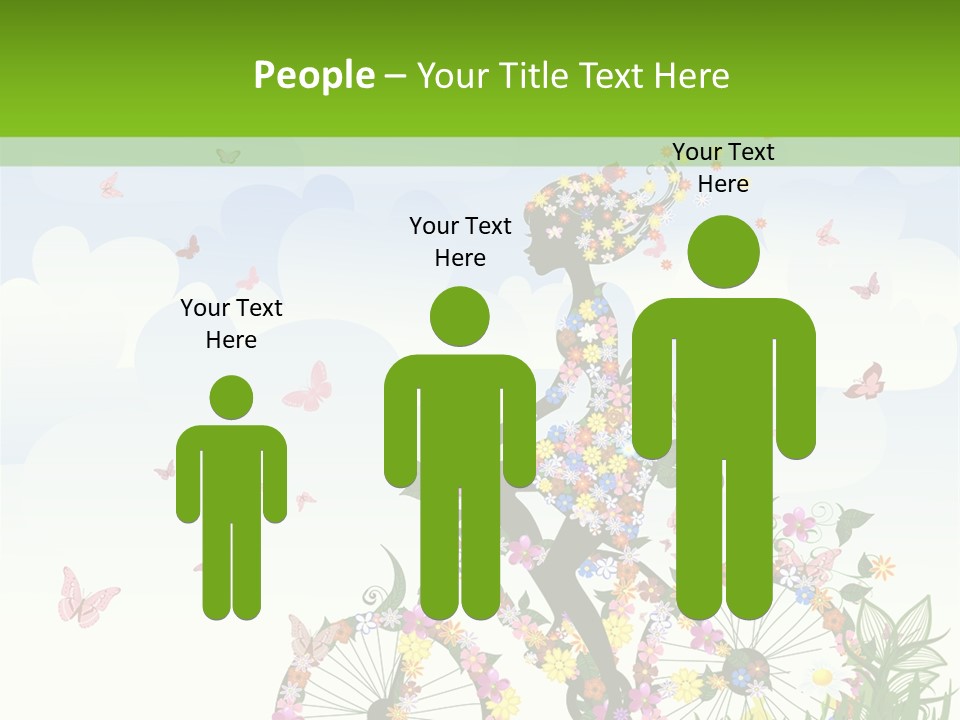 Person Action Isolated PowerPoint Template