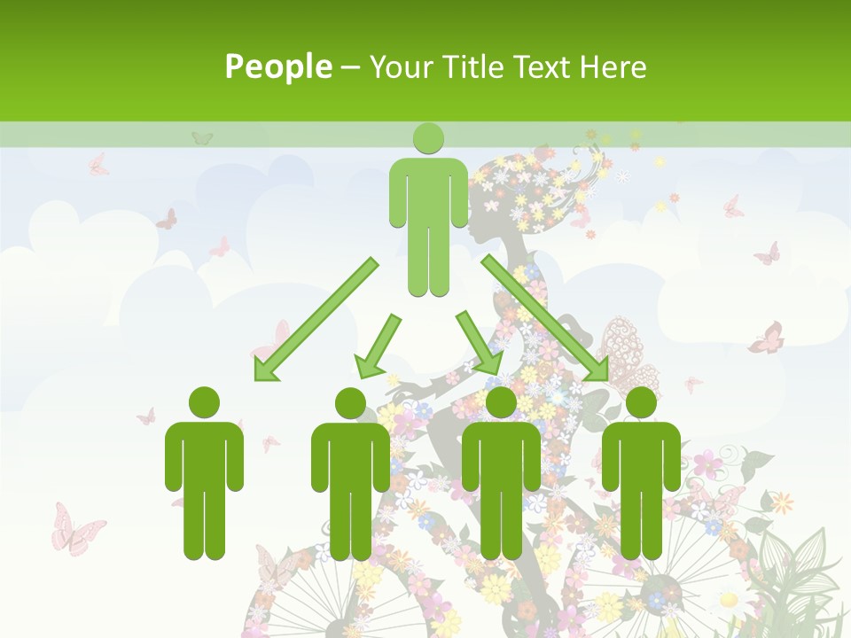 Person Action Isolated PowerPoint Template