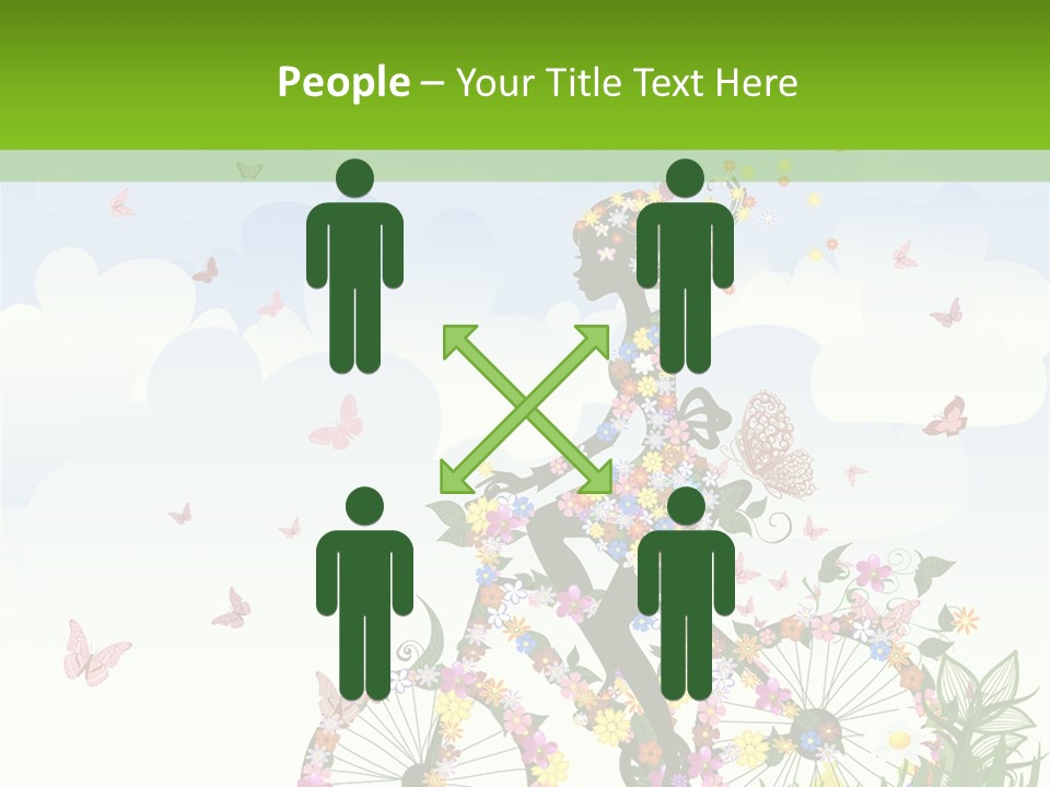 Person Action Isolated PowerPoint Template