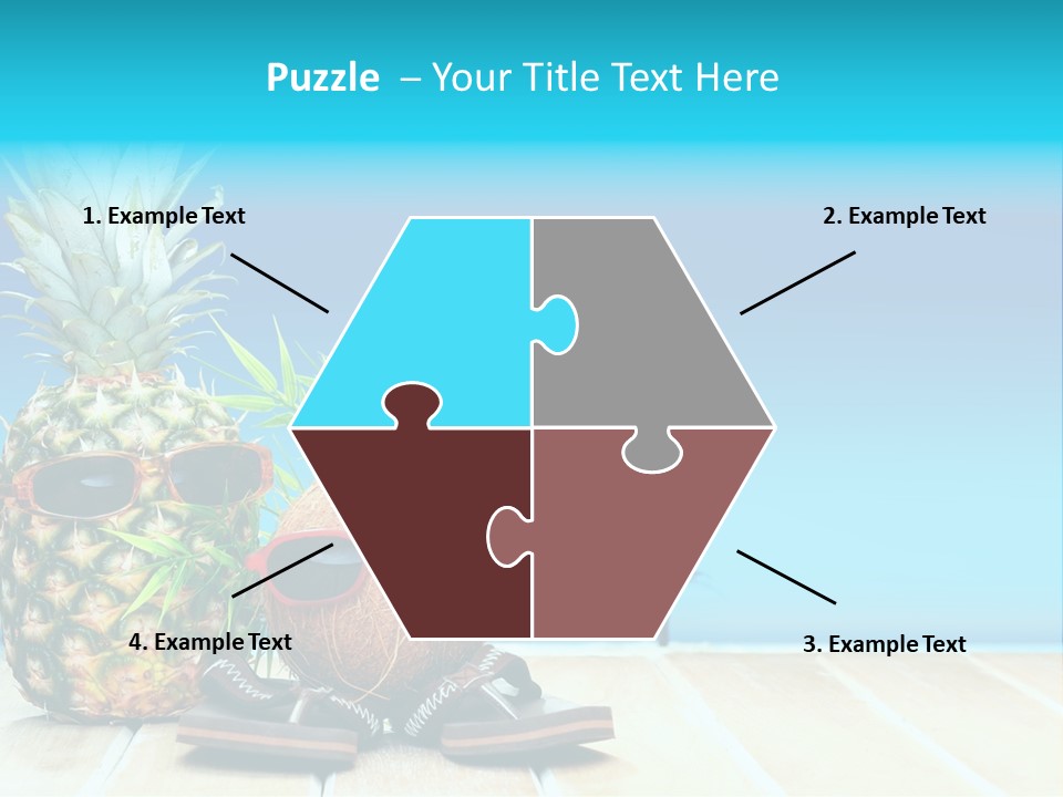 Tropical Dance Dude PowerPoint Template