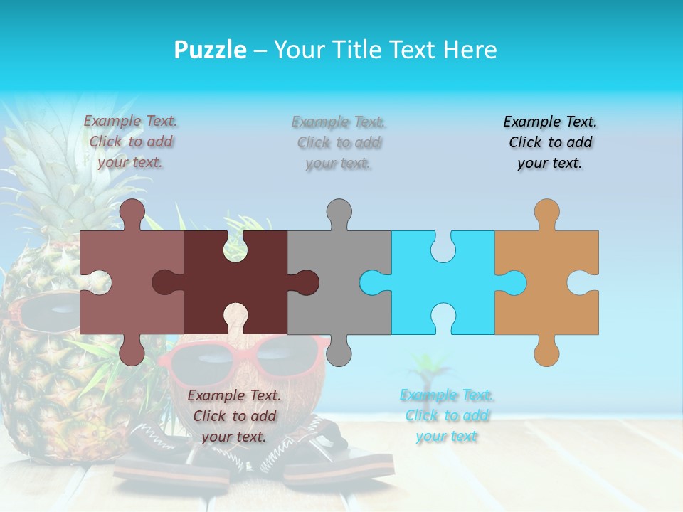 Tropical Dance Dude PowerPoint Template