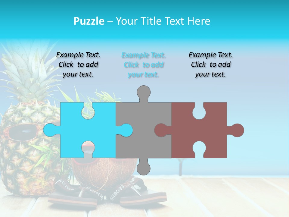 Tropical Dance Dude PowerPoint Template