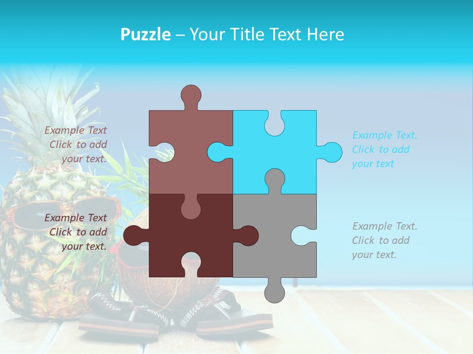 Tropical Dance Dude PowerPoint Template