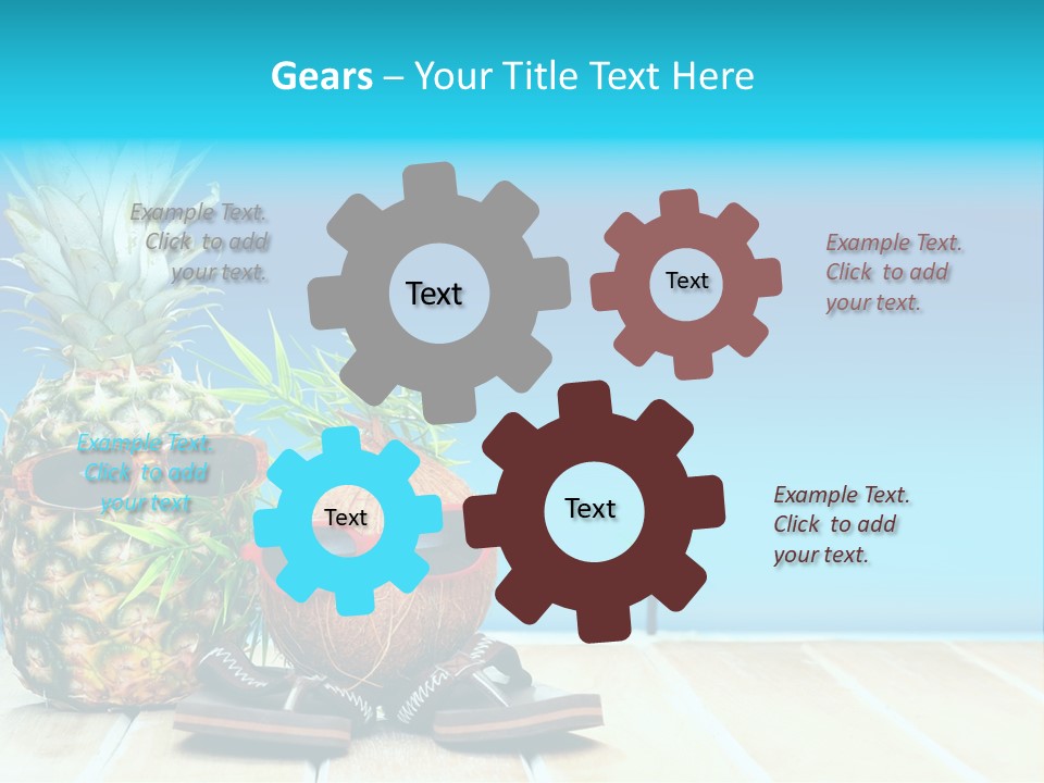 Tropical Dance Dude PowerPoint Template