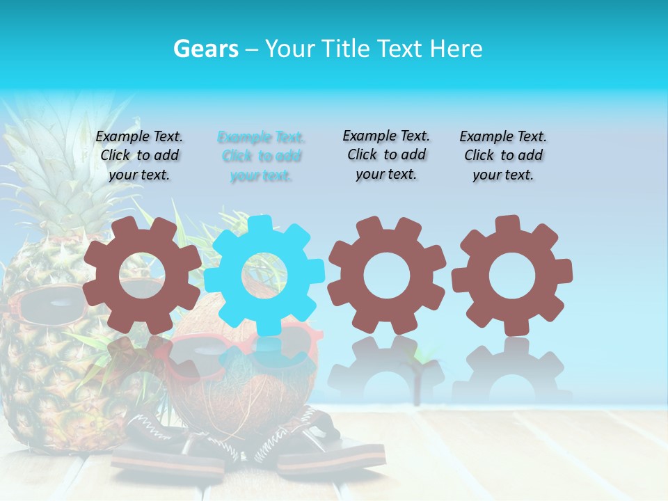 Tropical Dance Dude PowerPoint Template