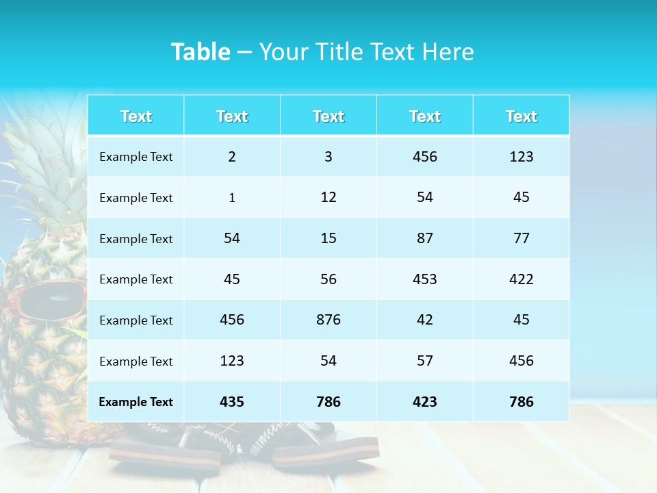 Tropical Dance Dude PowerPoint Template