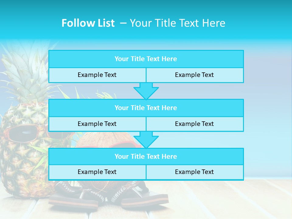 Tropical Dance Dude PowerPoint Template