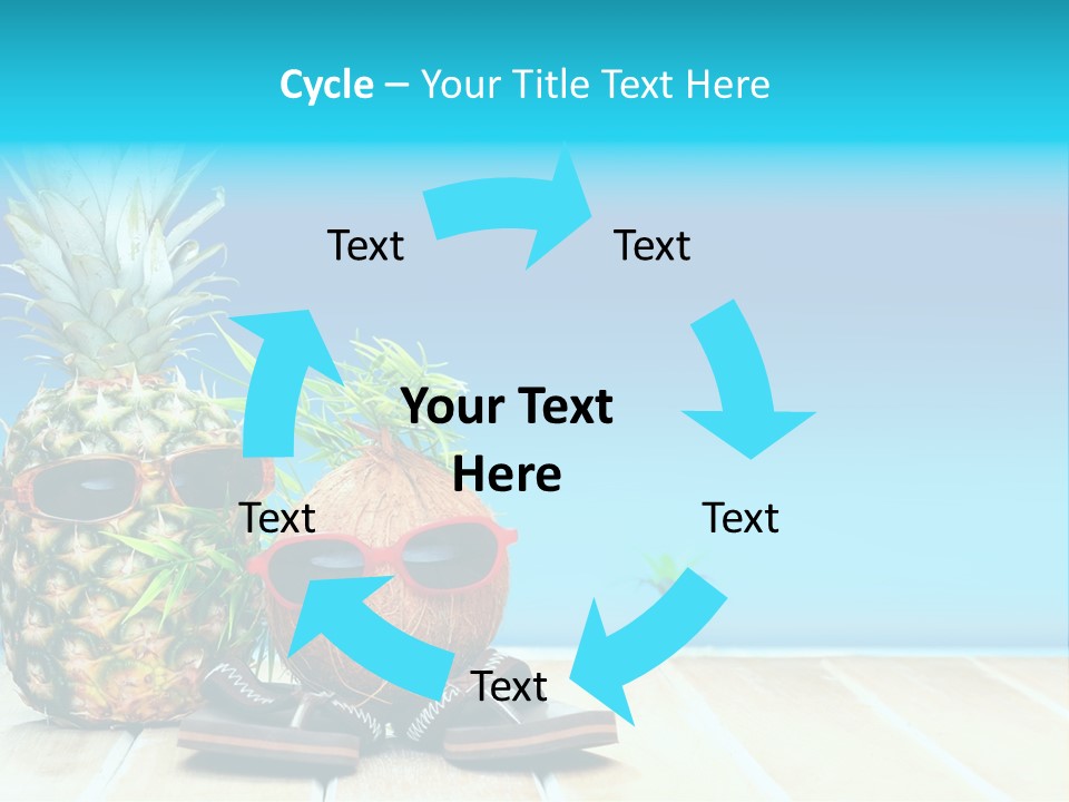 Tropical Dance Dude PowerPoint Template