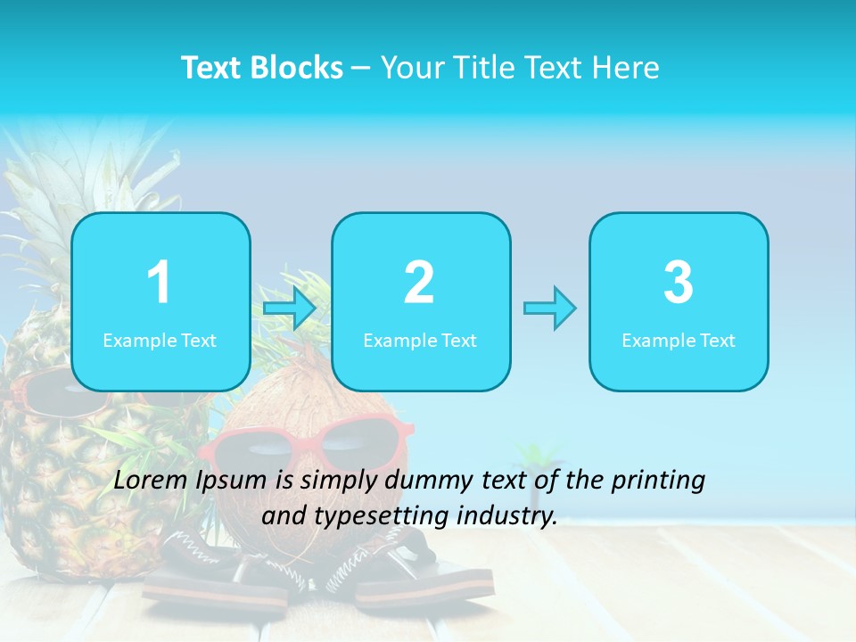 Tropical Dance Dude PowerPoint Template