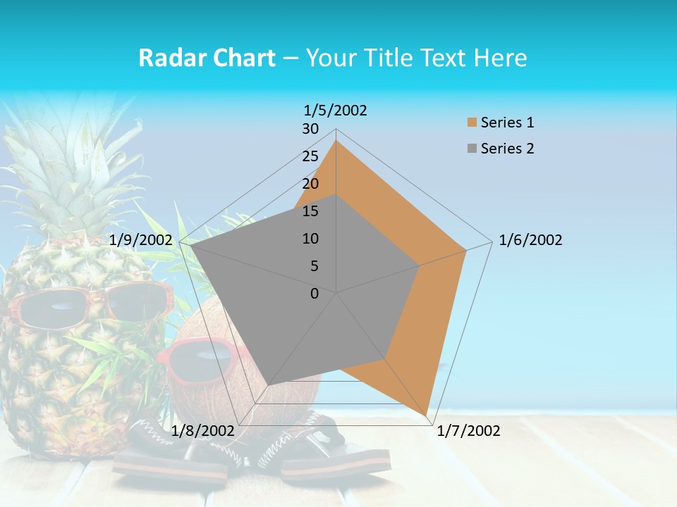 Tropical Dance Dude PowerPoint Template