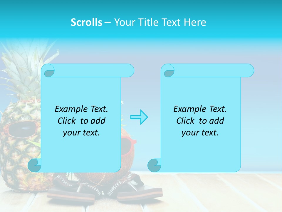 Tropical Dance Dude PowerPoint Template