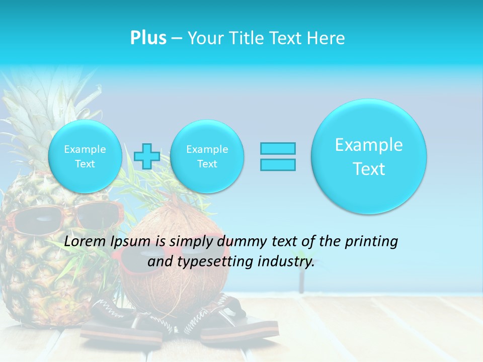 Tropical Dance Dude PowerPoint Template