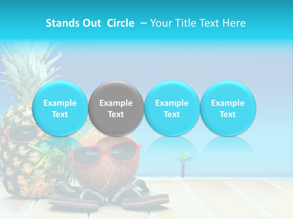 Tropical Dance Dude PowerPoint Template