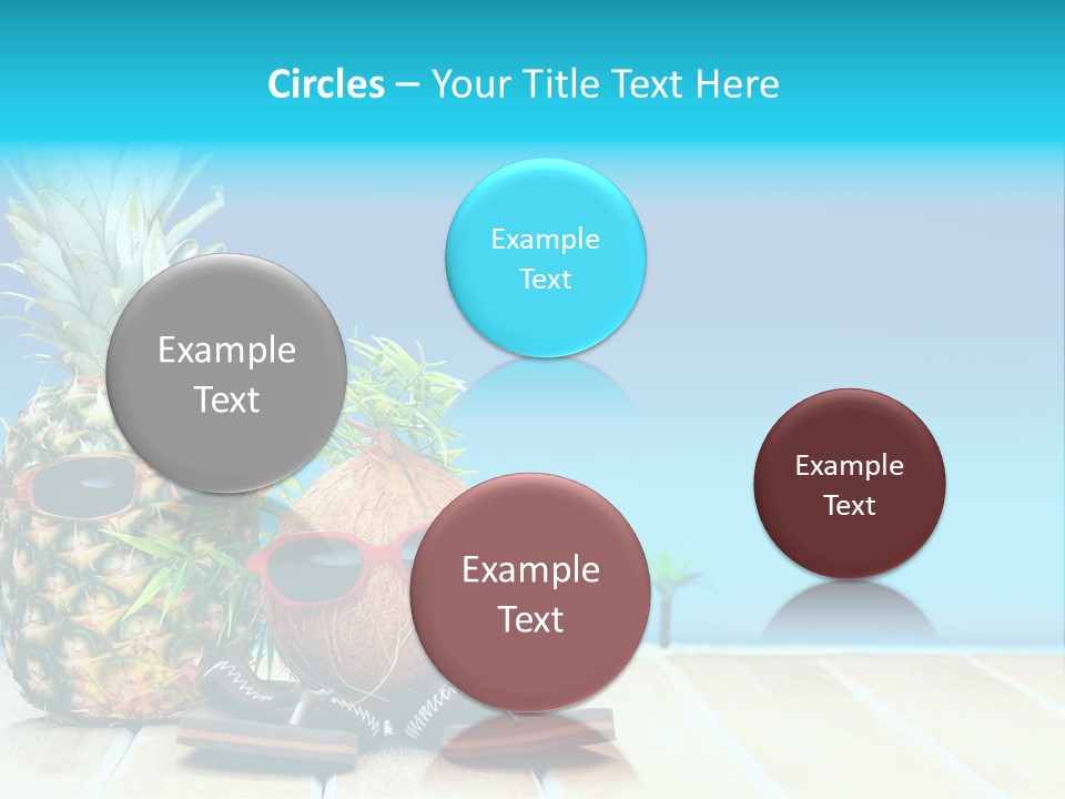 Tropical Dance Dude PowerPoint Template