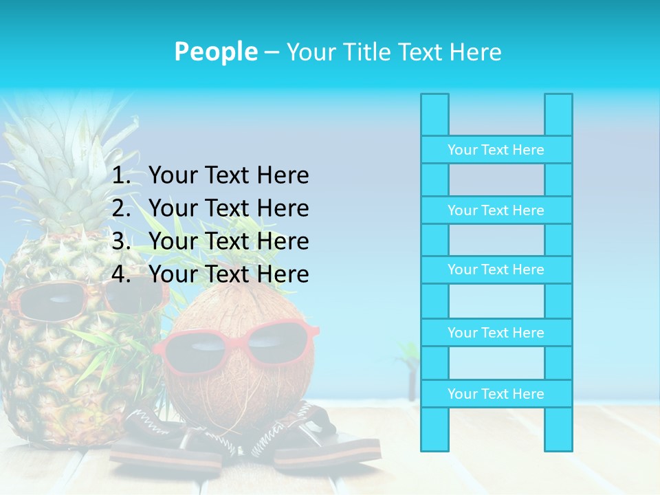 Tropical Dance Dude PowerPoint Template