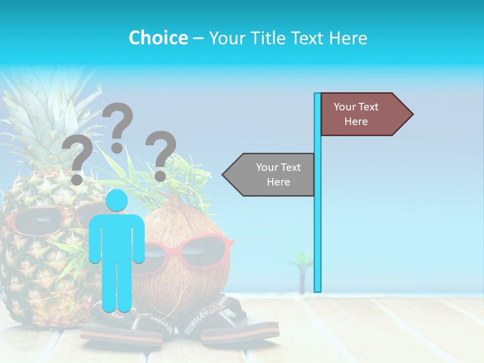 Tropical Dance Dude PowerPoint Template