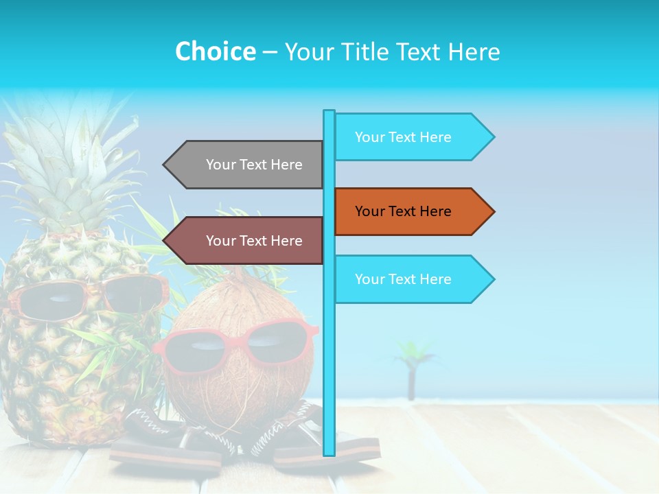 Tropical Dance Dude PowerPoint Template