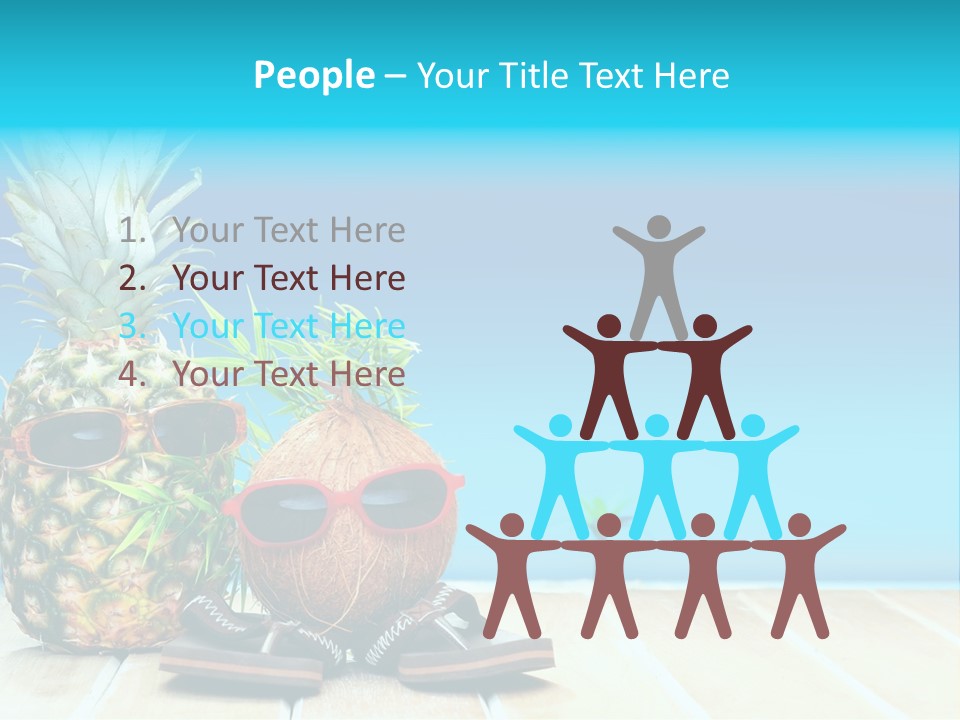 Tropical Dance Dude PowerPoint Template