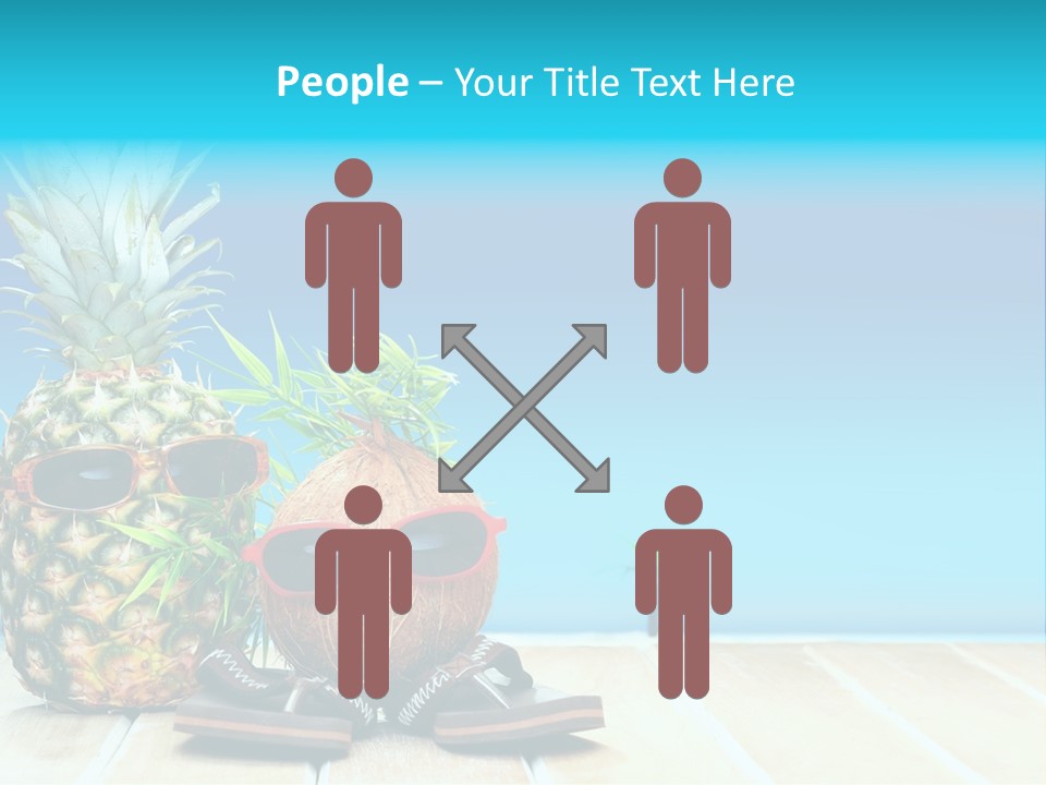 Tropical Dance Dude PowerPoint Template