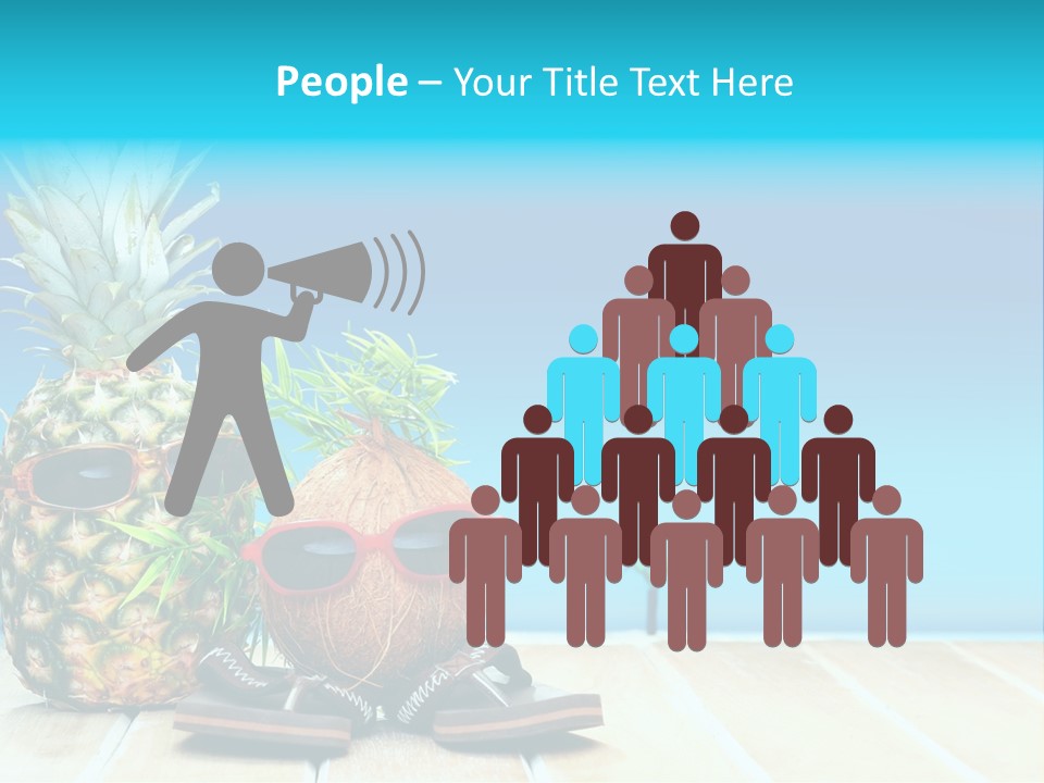 Tropical Dance Dude PowerPoint Template