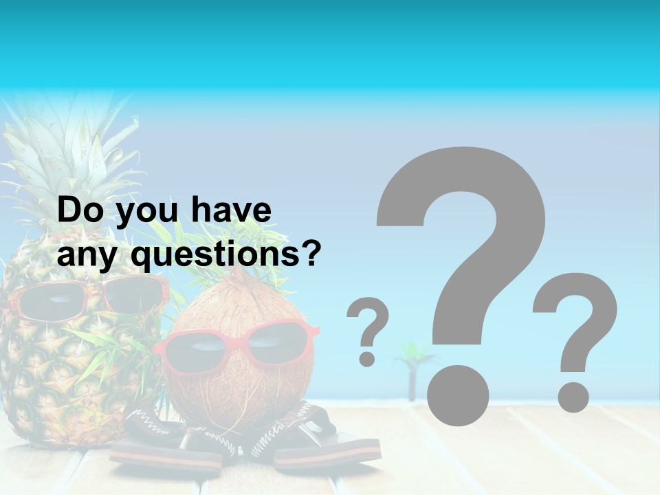 Tropical Dance Dude PowerPoint Template