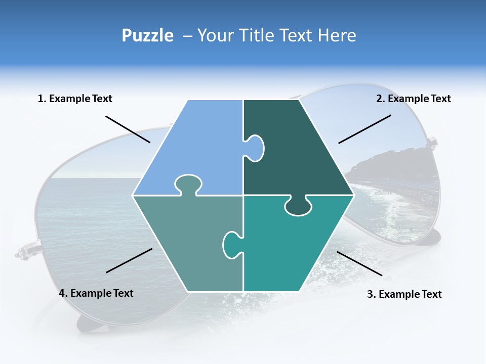 Carattere Fondo Lenti PowerPoint Template
