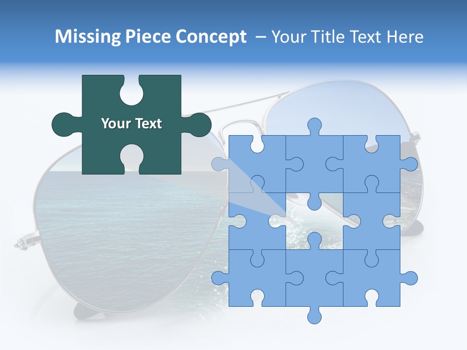 Carattere Fondo Lenti PowerPoint Template