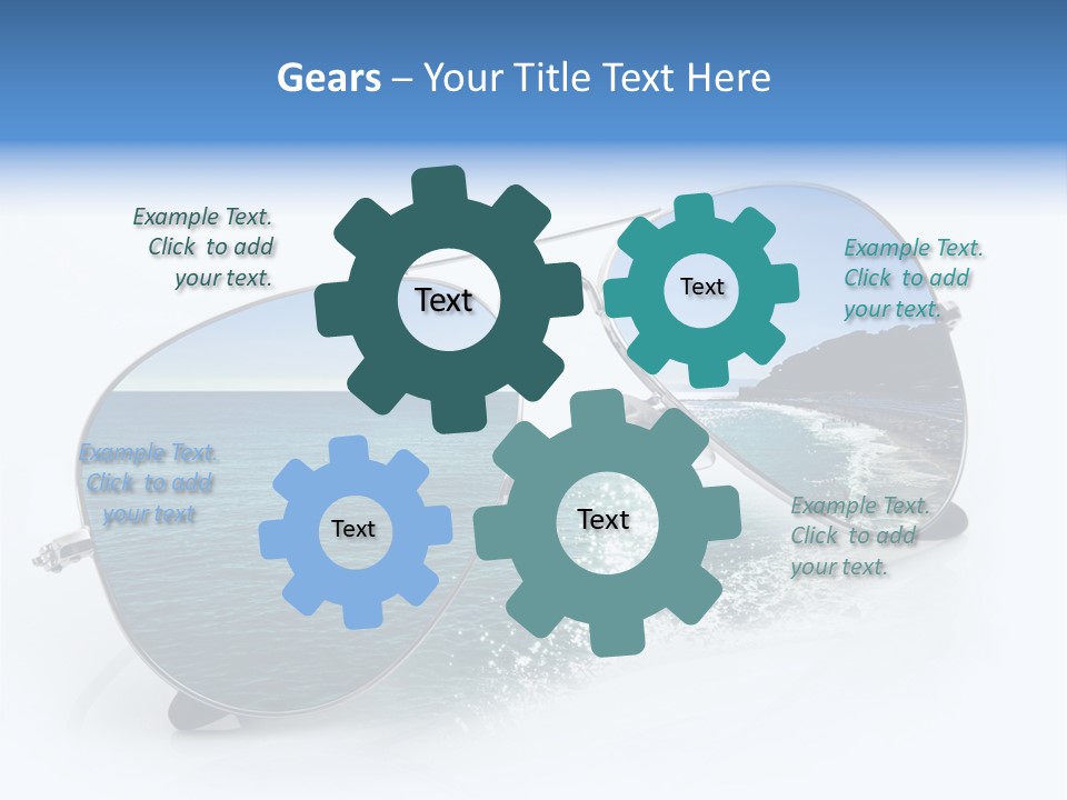 Carattere Fondo Lenti PowerPoint Template