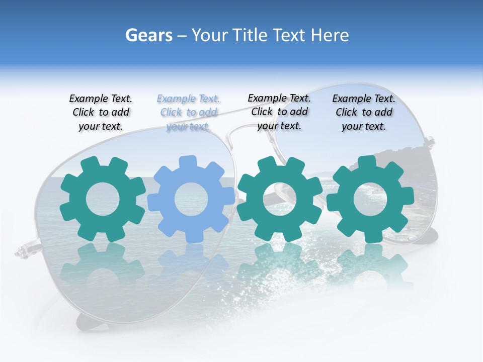 Carattere Fondo Lenti PowerPoint Template