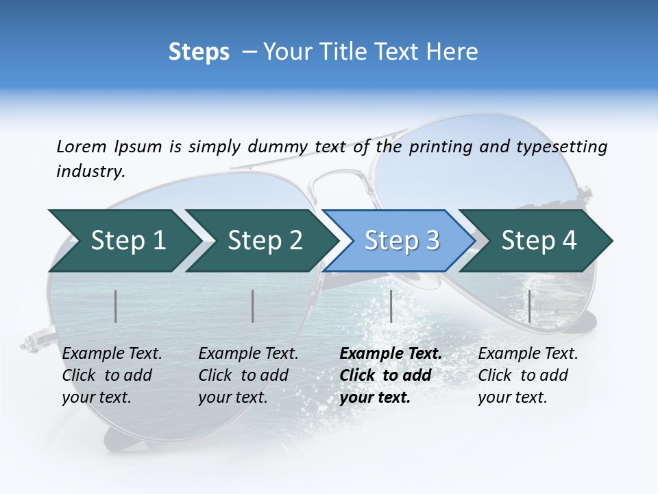 Carattere Fondo Lenti PowerPoint Template