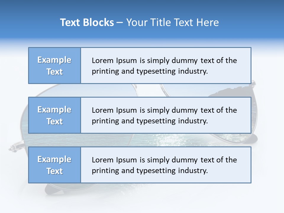 Carattere Fondo Lenti PowerPoint Template
