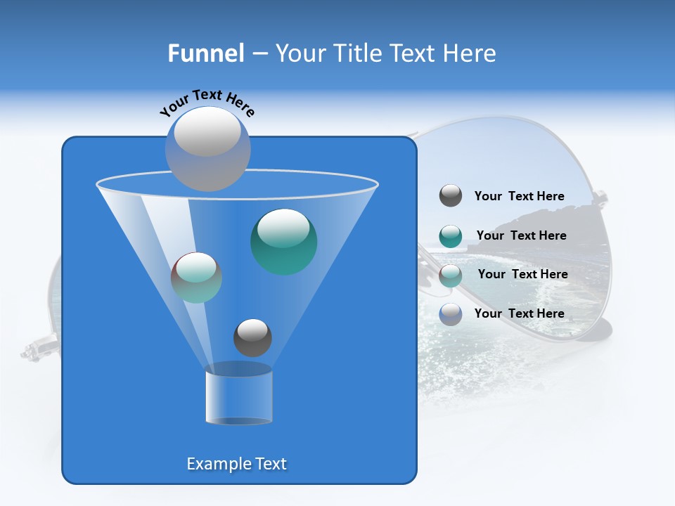 Carattere Fondo Lenti PowerPoint Template