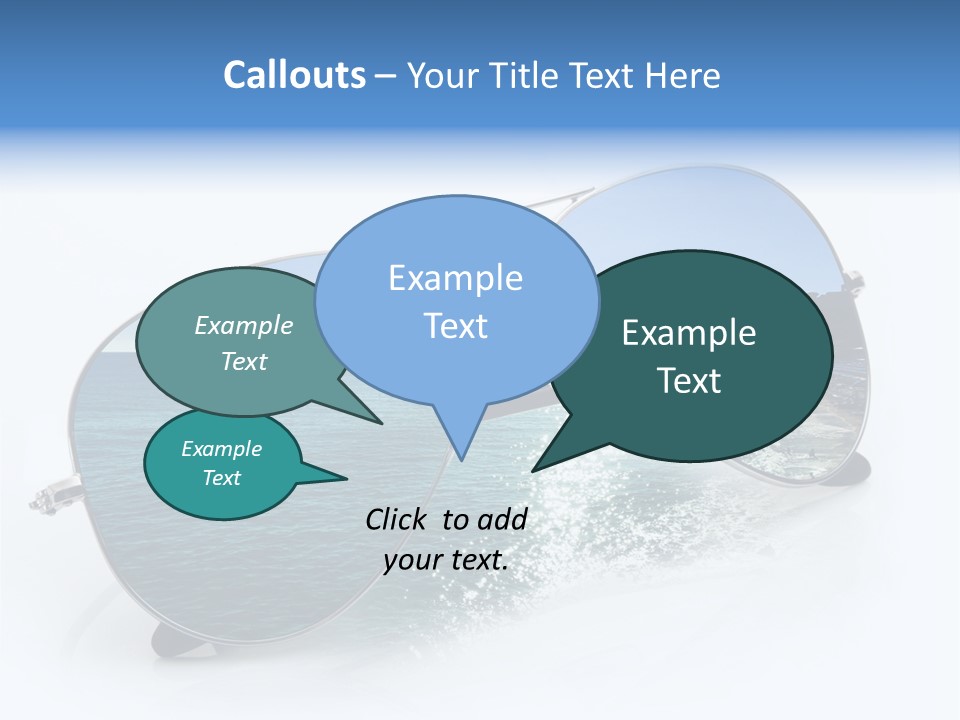 Carattere Fondo Lenti PowerPoint Template