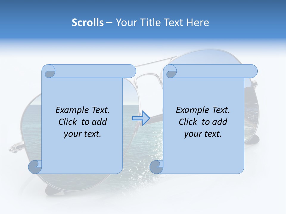 Carattere Fondo Lenti PowerPoint Template