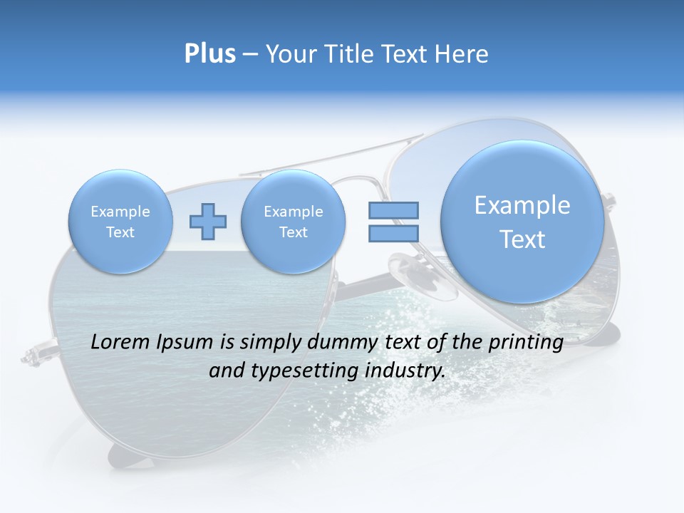 Carattere Fondo Lenti PowerPoint Template