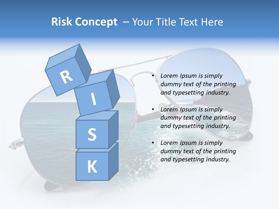 Carattere Fondo Lenti PowerPoint Template