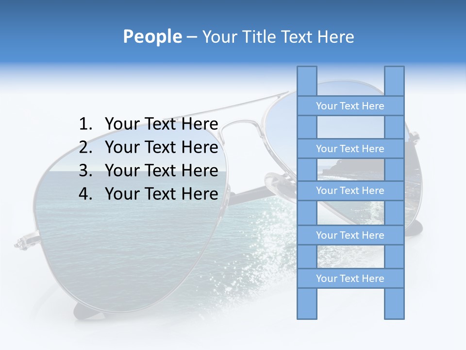 Carattere Fondo Lenti PowerPoint Template