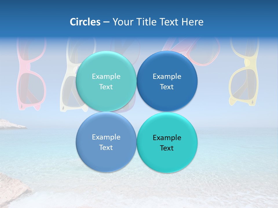 Girl Fun Eyesight PowerPoint Template