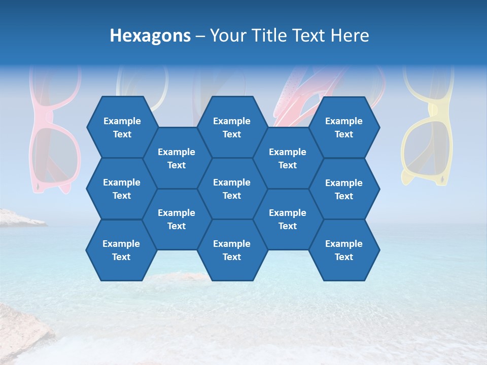 Girl Fun Eyesight PowerPoint Template