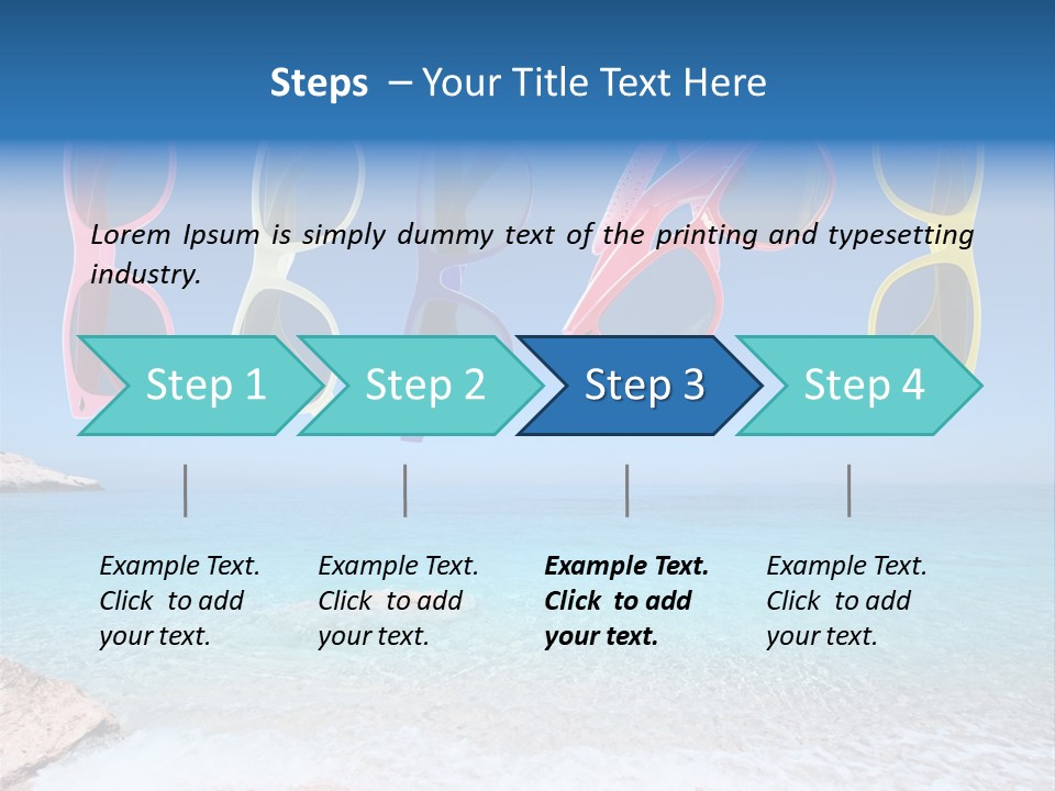 Girl Fun Eyesight PowerPoint Template