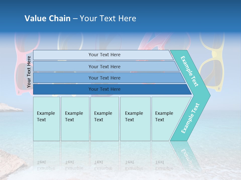 Girl Fun Eyesight PowerPoint Template
